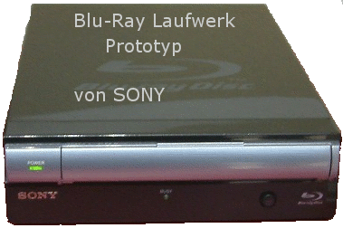Blu-Ray Drive-Prototyp von SONY