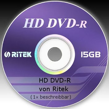 HD DVD-R Rohling von Ritek