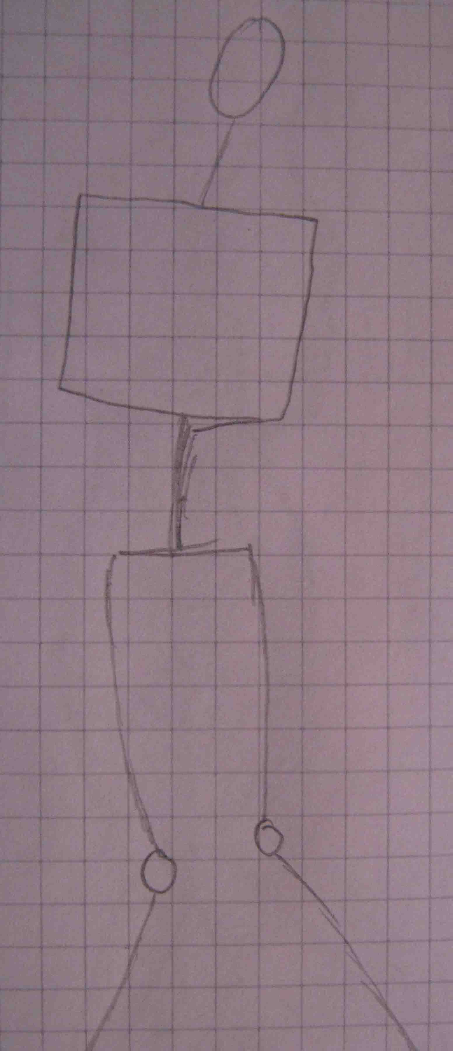 Skizzenzeichnung Bleistift 1