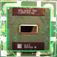 Ein Intel Atom N280-Prozessor